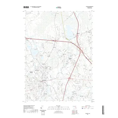 2021 Map of Taunton, 2021 Print