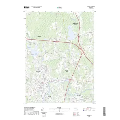 2023 Map of Taunton, 2023 Print