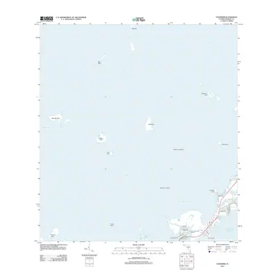 2012 Map of Tavernier, 2012 Print