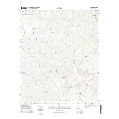 2014 Map of Taxahaw, 2014 Print