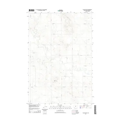2014 Map of Taylor Butte, 2014 Print