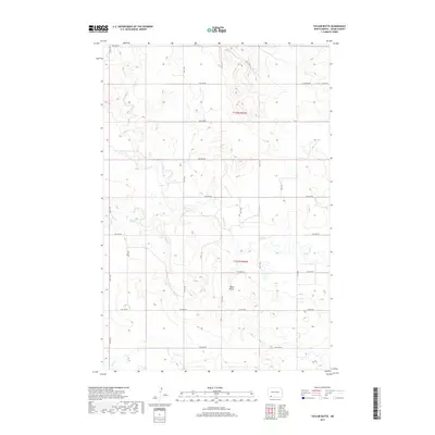 2017 Map of Taylor Butte, 2017 Print
