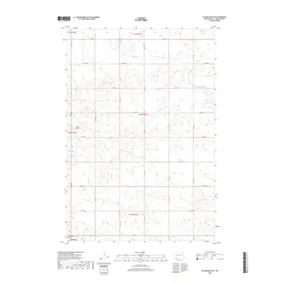 2018 Map of Taylor Butte SE, 2018 Print