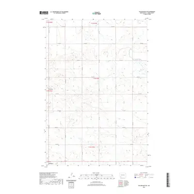 2020 Map of Taylor Butte SE, 2020 Print