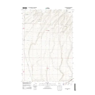 2014 Map of Taylor Canyon, 2014 Print