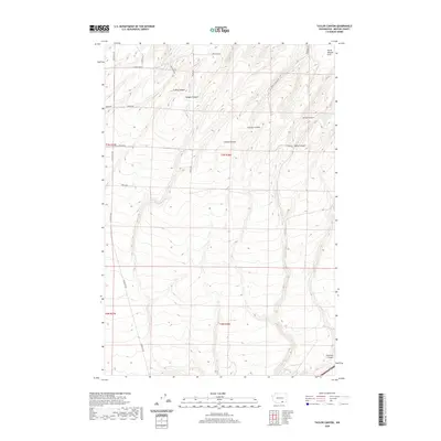 2020 Map of Taylor Canyon, 2020 Print