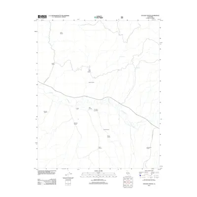 2012 Map of Taylor Canyon, 2012 Print