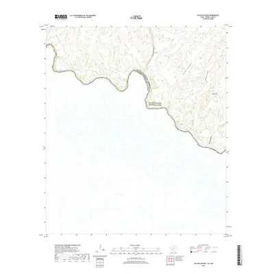 2019 Map of Taylor Canyon, 2019 Print