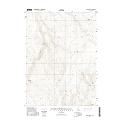 2017 Map of Taylor Canyon, 2017 Print