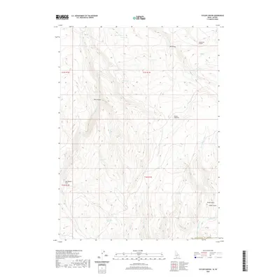 2020 Map of Taylor Canyon, 2020 Print