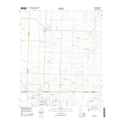 2014 Map of Taylor, 2014 Print