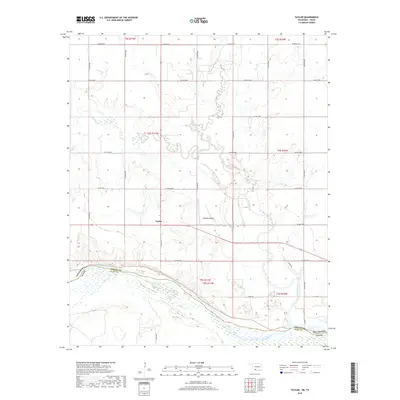 2019 Map of Taylor, 2019 Print