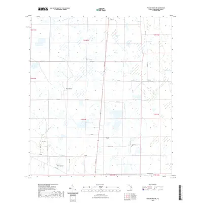2021 Map of Taylor Creek NE, 2021 Print
