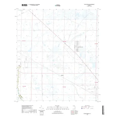 2018 Map of Taylor Creek SW, 2018 Print