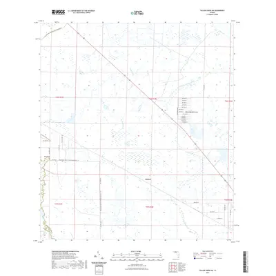 2021 Map of Taylor Creek SW, 2021 Print