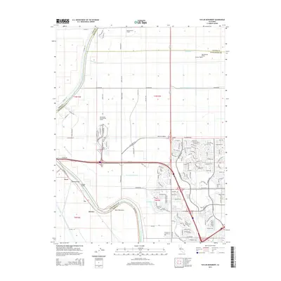 2015 Map of Taylor Monument, 2015 Print