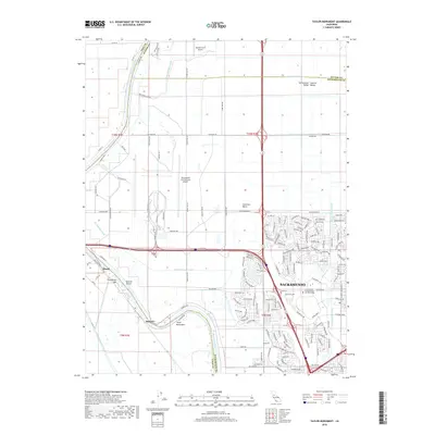 2018 Map of Taylor Monument, 2018 Print