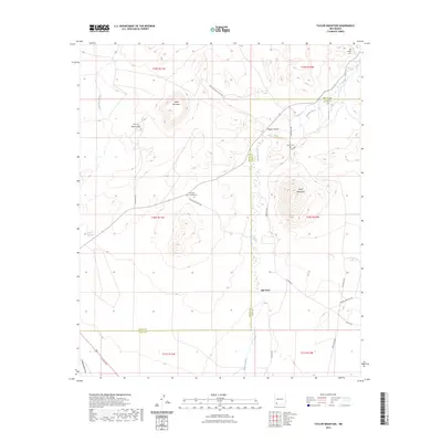 2023 Map of Taylor Mountain, 2023 Print