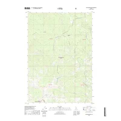 2020 Map of Taylor Mountain, 2020 Print