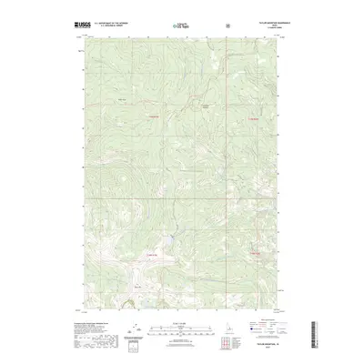 2023 Map of Taylor Mountain, 2023 Print