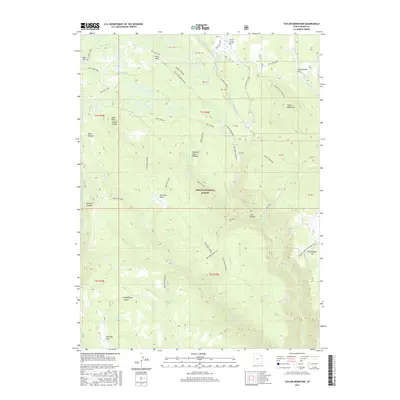 2017 Map of Taylor Mountain, 2017 Print