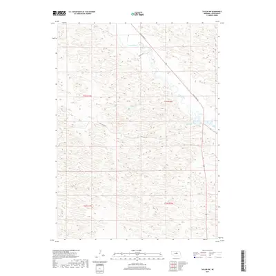 2017 Map of Taylor NW, 2017 Print
