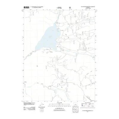 2011 Map of Taylor Park Reservoir, 2011 Print