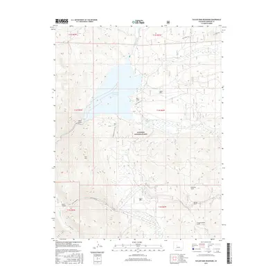 2016 Map of Taylor Park Reservoir, 2016 Print