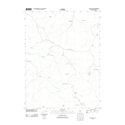 2012 Map of Taylor Peak, 2012 Print
