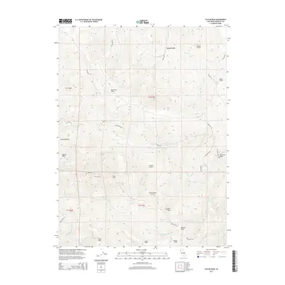 2015 Map of Taylor Peak, 2015 Print