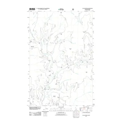 2011 Map of Taylor Peak, 2011 Print