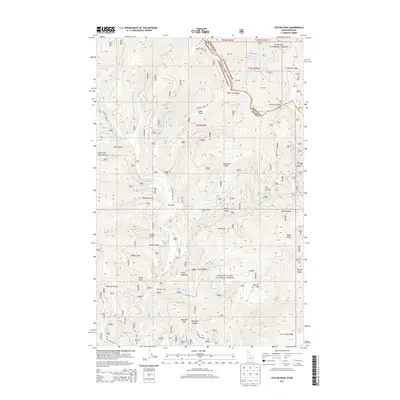 2013 Map of Taylor Peak, 2013 Print