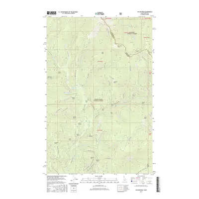2017 Map of Taylor Peak, 2017 Print