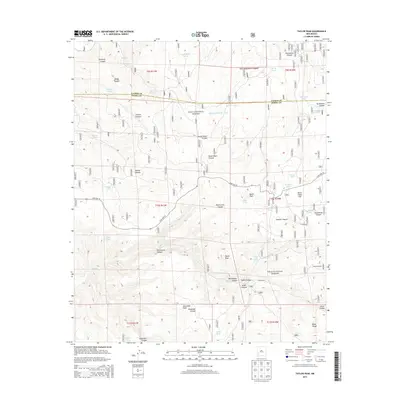 2013 Map of Taylor Peak, 2013 Print