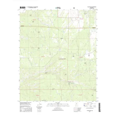 2017 Map of Taylor Peak, 2017 Print
