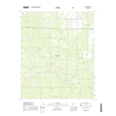 2020 Map of Taylor Peak, 2020 Print