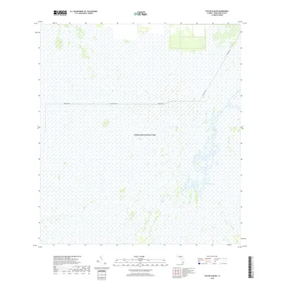 2018 Map of Taylor Slough, 2018 Print