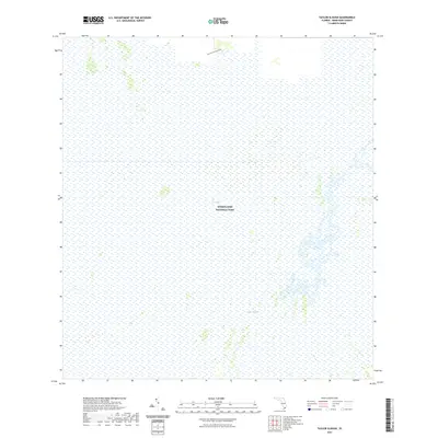 2021 Map of Taylor Slough, 2021 Print