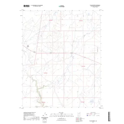 2023 Map of Taylor Springs, 2023 Print