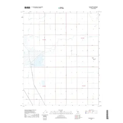 2018 Map of Taylor Weir, 2018 Print