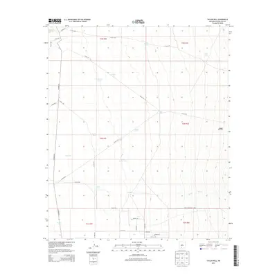 2013 Map of Taylor Well, 2013 Print