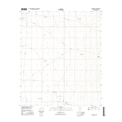 2017 Map of Taylor Well, 2017 Print