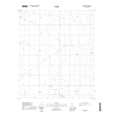 2020 Map of Taylor Well, 2020 Print