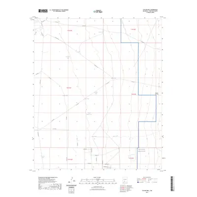 2023 Map of Taylor Well, 2023 Print
