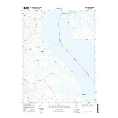 2014 Map of Taylors Bridge, 2014 Print