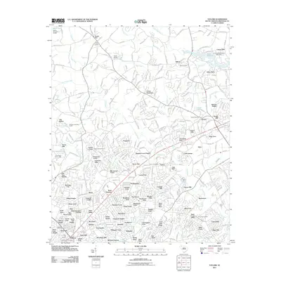 2011 Map of Taylors, 2011 Print