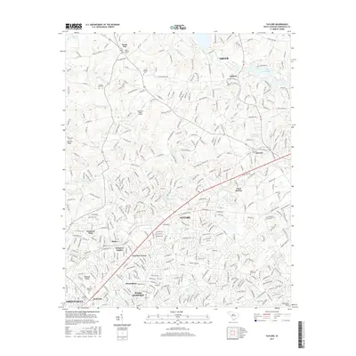2017 Map of Taylors, 2017 Print
