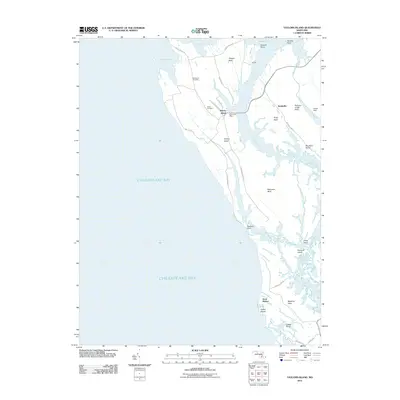 2011 Map of Taylors Island, 2011 Print