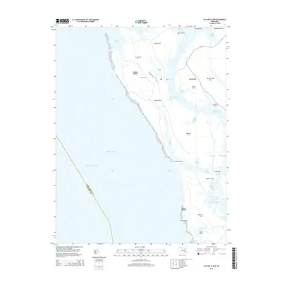 2014 Map of Taylors Island, 2014 Print