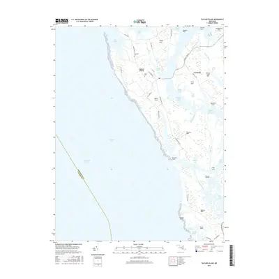 2016 Map of Taylors Island, 2016 Print